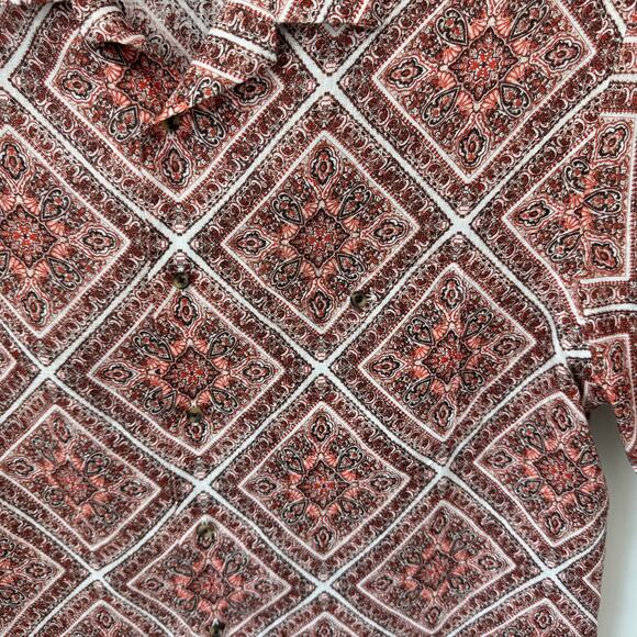 PAUL FREDRICK 100% Linen Shirt Mens Size XL Classic Fit Natural Fiber Breathable - Picture 6 of 7